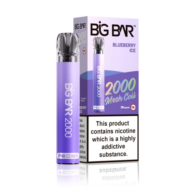 BIG BAR 2000 PREFILLED POD VAPE 20MG BY FEOBA - Image 18