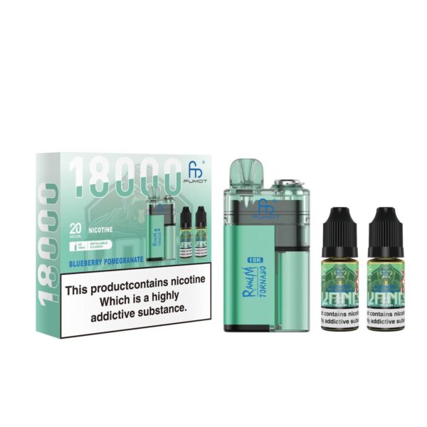 FUMOT R AND M TORNADO 18000 PREFILLED POD VAPE KIT 20MG - Image 34