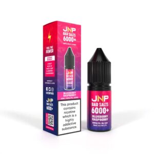 BLUEBERRY RASPBERRY 10ML NIC SALT JNP BAR SALTS 6000