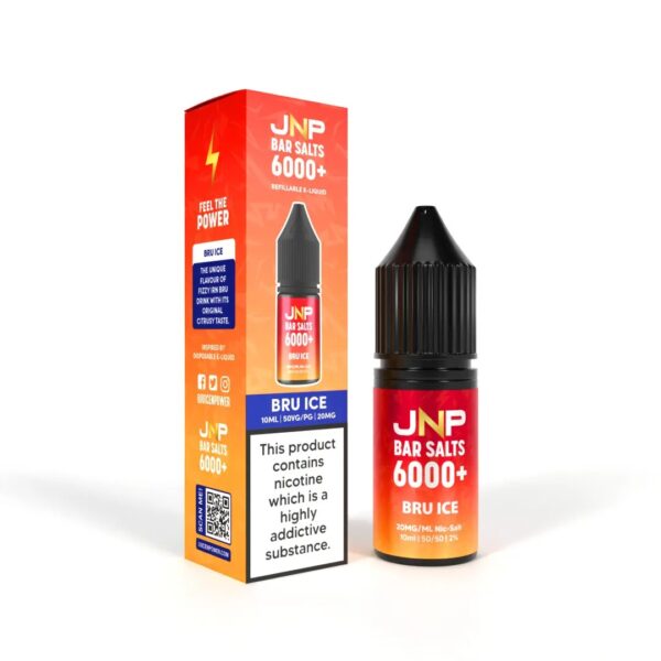 BRU ICE 10ML NIC SALT JNP BAR SALTS 6000