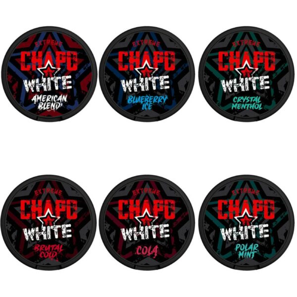CHAPO WHITE NICOTINE POUCHES
