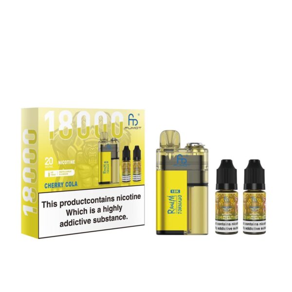 FUMOT R AND M TORNADO 18000 PREFILLED POD VAPE KIT 20MG - Image 40