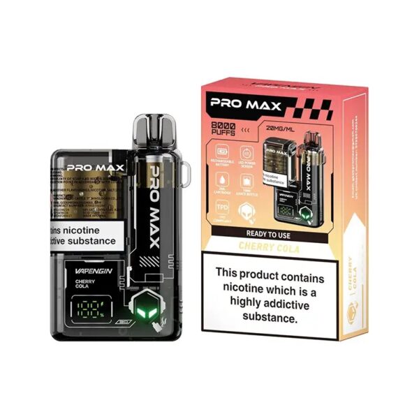 VAPENGIN PRO MAX 8000 PREFILLED POD VAPE KIT 20MG - Image 24
