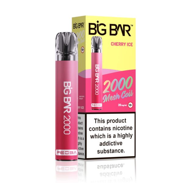 BIG BAR 2000 PREFILLED POD VAPE 20MG BY FEOBA - Image 22