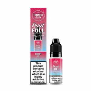 CHERRY ICE FRUIT FULL BAR SALTS 10ML NIC SALT DINNER LADY