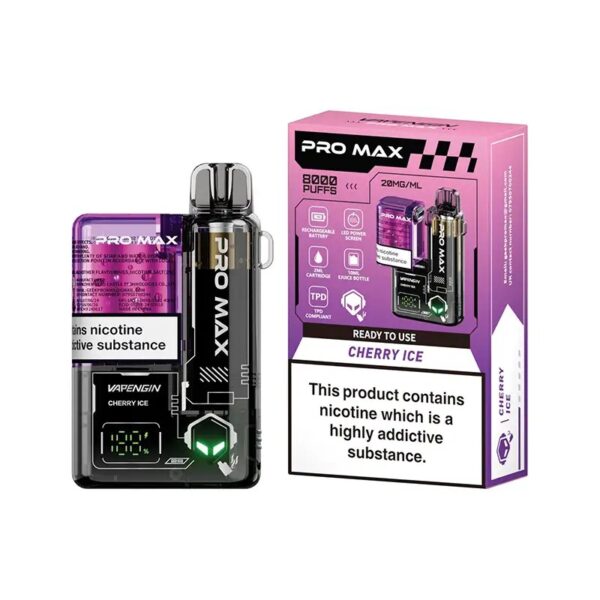 VAPENGIN PRO MAX 8000 PREFILLED POD VAPE KIT 20MG - Image 26