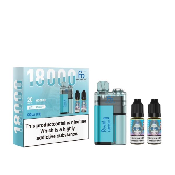 FUMOT R AND M TORNADO 18000 PREFILLED POD VAPE KIT 20MG - Image 42