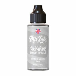 COTTON CANDY ICE DISPOSABLE INSPIRED 100ML E LIQUID MIX LABS