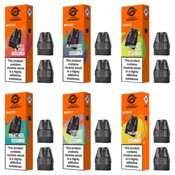 DELICIU MATE PREFILLED VAPE PODS 20MG BY VAPORESSO (2 PACK)