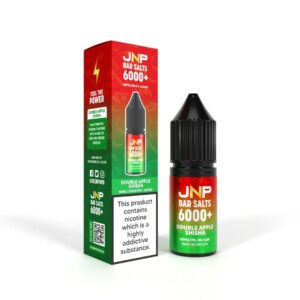 DOUBLE APPLE SHISHA 10ML NIC SALT JNP BAR SALTS 6000
