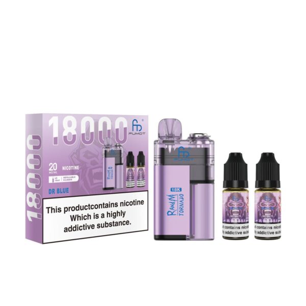 FUMOT R AND M TORNADO 18000 PREFILLED POD VAPE KIT 20MG - Image 44