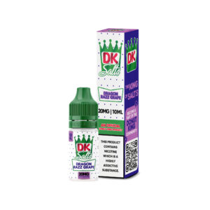 DRAGON RAZZ GRAPE 10ML NIC SALT DONUT KING