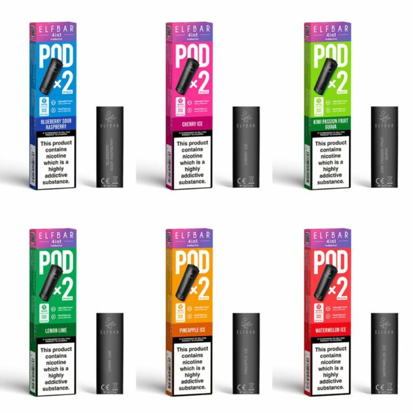 ELF BAR 4 IN 1 PREFILLED VAPE PODS 20MG (2 PACK)