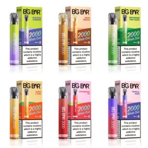 BIG BAR 2000 PREFILLED POD VAPE 20MG BY FEOBA