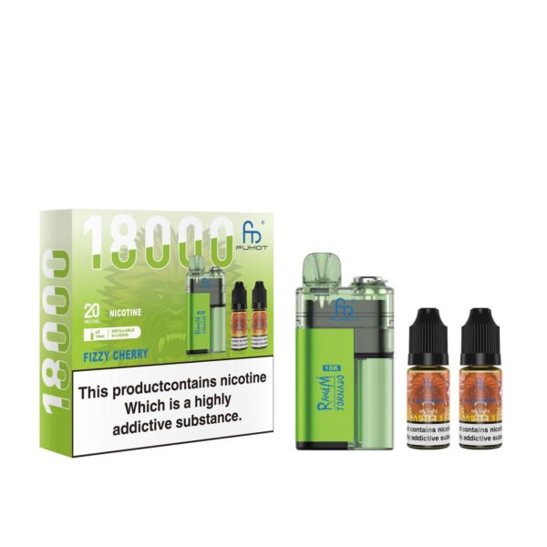 FUMOT R AND M TORNADO 18000 PREFILLED POD VAPE KIT 20MG - Image 46