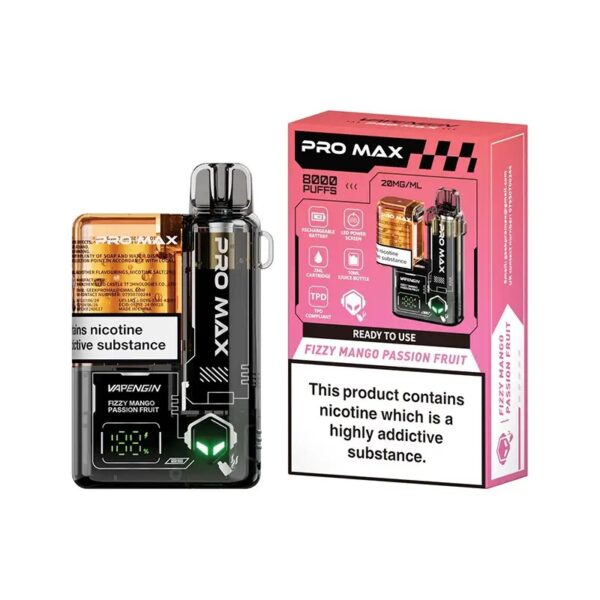 VAPENGIN PRO MAX 8000 PREFILLED POD VAPE KIT 20MG - Image 28