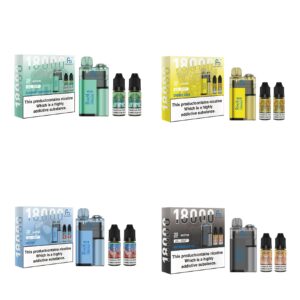 FUMOT R AND M TORNADO 18000 PREFILLED POD VAPE KIT 20MG
