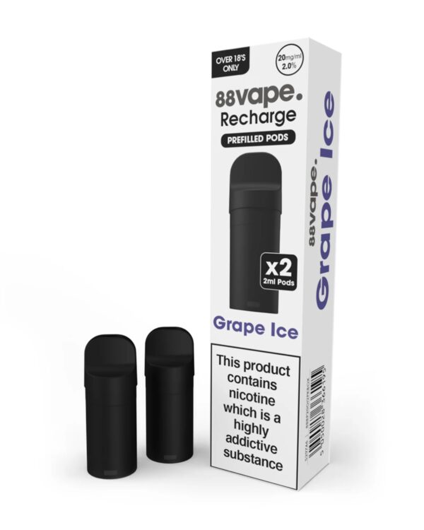 88VAPE 600 PREFILLED PODS 20MG (2 PACK) - Image 5