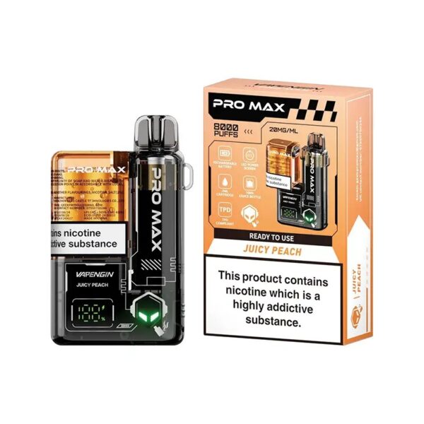 VAPENGIN PRO MAX 8000 PREFILLED POD VAPE KIT 20MG - Image 34