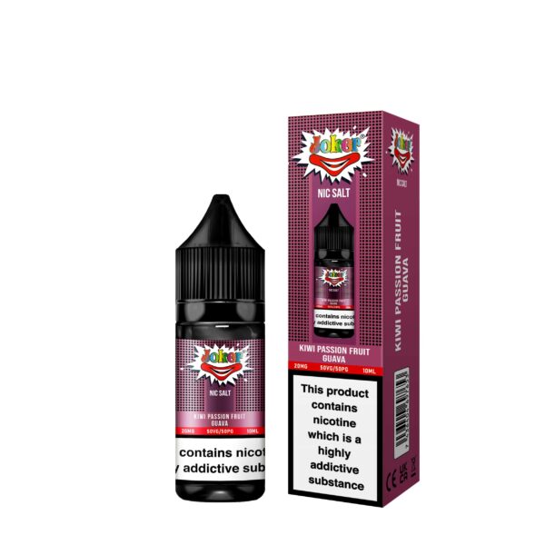 KIWI PASSION FRUIT GUAVA 10ML NIC SALT JOKER