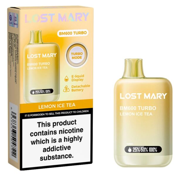 LOST MARY BM600 TURBO DISPOSABLE VAPE KIT 20MG - Image 6