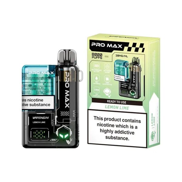 VAPENGIN PRO MAX 8000 PREFILLED POD VAPE KIT 20MG - Image 38