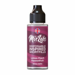 LEMON PEACH PASSIONFRUIT DISPOSABLE INSPIRED 100ML E LIQUID MIX LABS