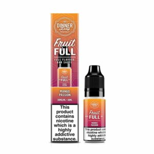 MANGO PASSION FRUIT FULL BAR SALTS 10ML NIC SALT DINNER LADY