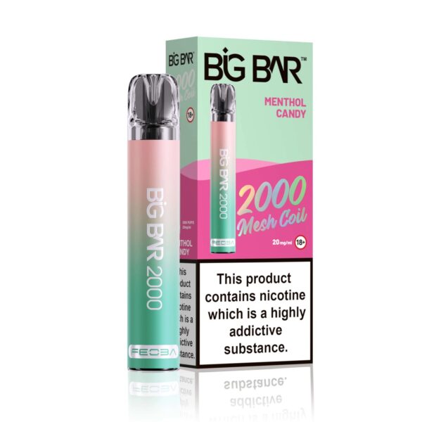 BIG BAR 2000 PREFILLED POD VAPE 20MG BY FEOBA - Image 36