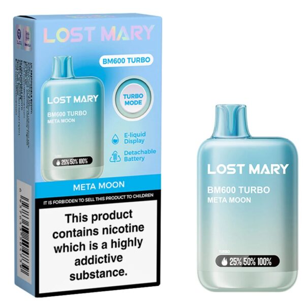 LOST MARY BM600 TURBO DISPOSABLE VAPE KIT 20MG - Image 8
