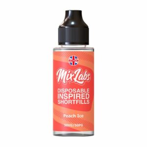 PEACH ICE DISPOSABLE INSPIRED 100ML E LIQUID MIX LABS