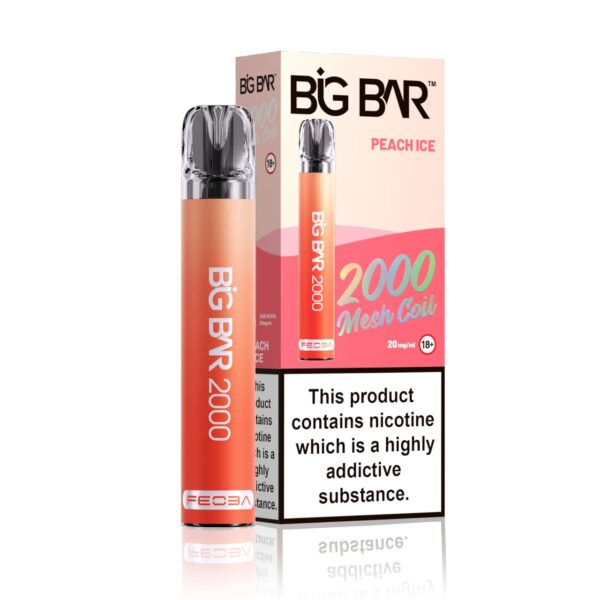 BIG BAR 2000 PREFILLED POD VAPE 20MG BY FEOBA - Image 40