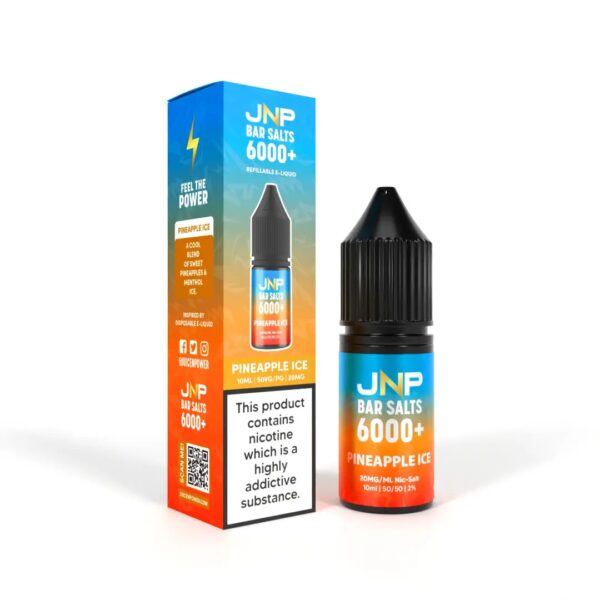 PINEAPPLE ICE 10ML NIC SALT JNP BAR SALTS 6000