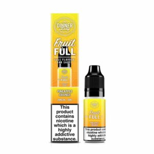 PINEAPPLE ORANGE FRUIT FULL BAR SALTS 10ML NIC SALT DINNER LADY