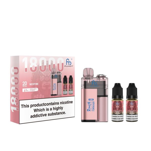 FUMOT R AND M TORNADO 18000 PREFILLED POD VAPE KIT 20MG - Image 4