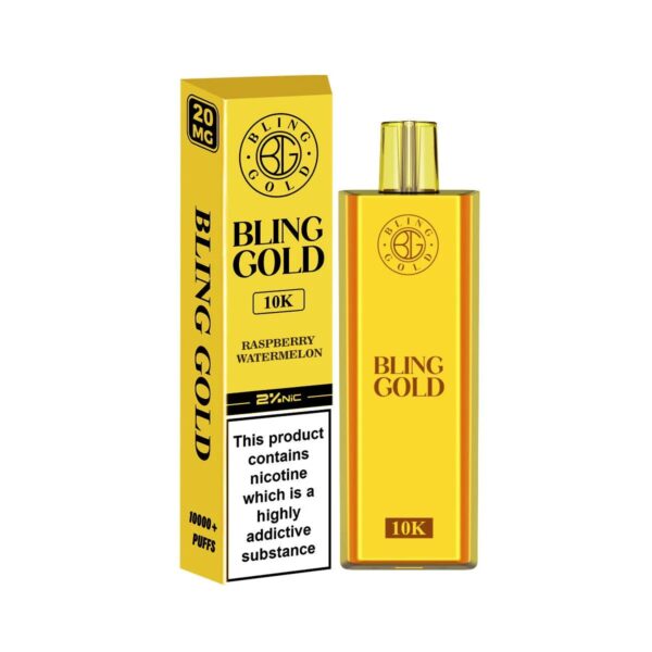 BLING GOLD 10K DISPOSABLE VAPE KIT 20MG - Image 5