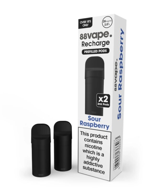 88VAPE 600 PREFILLED PODS 20MG (2 PACK) - Image 8