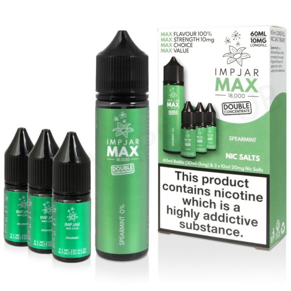SPEARMINT 60ML LONGFILL IMP JAR MAX