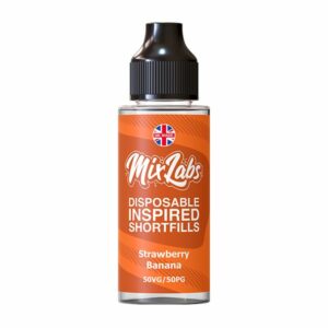 STRAWBERRY BANANA DISPOSABLE INSPIRED 100ML E LIQUID MIX LABS