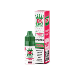 STRAWBERRY CREAM 10ML NIC SALT DONUT KING