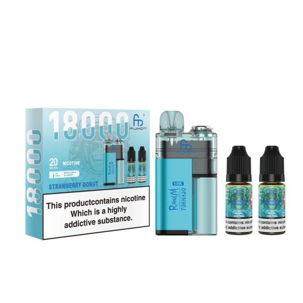 FUMOT R AND M TORNADO 18000 PREFILLED POD VAPE KIT 20MG - Image 10