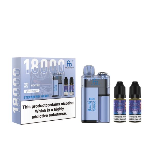 FUMOT R AND M TORNADO 18000 PREFILLED POD VAPE KIT 20MG - Image 12
