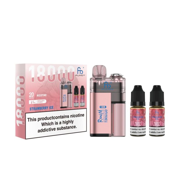 FUMOT R AND M TORNADO 18000 PREFILLED POD VAPE KIT 20MG - Image 14