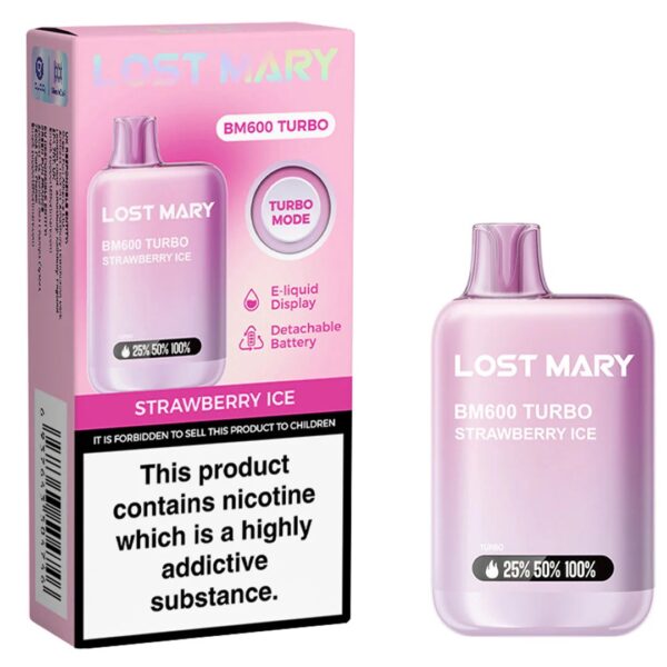 LOST MARY BM600 TURBO DISPOSABLE VAPE KIT 20MG - Image 10