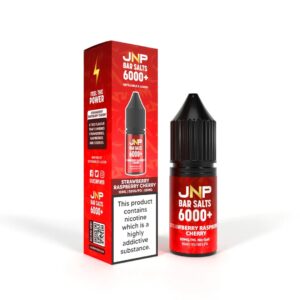 STRAWBERRY RASPBERRY CHERRY 10ML NIC SALT JNP BAR SALTS 6000