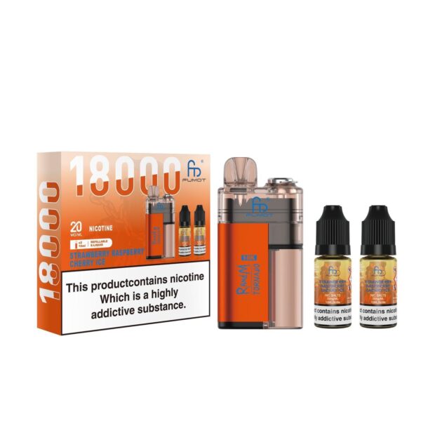 FUMOT R AND M TORNADO 18000 PREFILLED POD VAPE KIT 20MG - Image 18