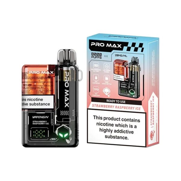 VAPENGIN PRO MAX 8000 PREFILLED POD VAPE KIT 20MG - Image 10