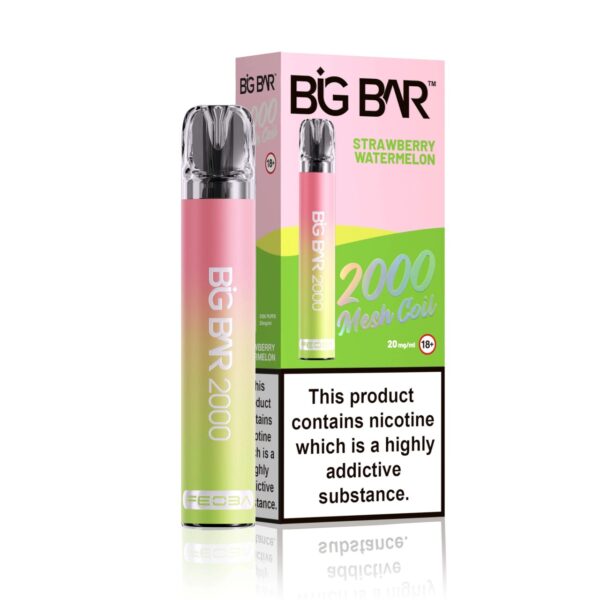 BIG BAR 2000 PREFILLED POD VAPE 20MG BY FEOBA - Image 8