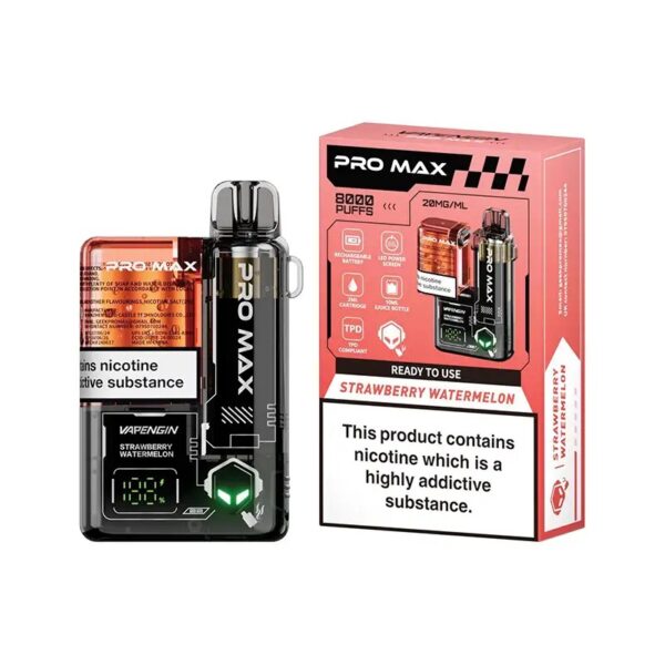 VAPENGIN PRO MAX 8000 PREFILLED POD VAPE KIT 20MG - Image 12