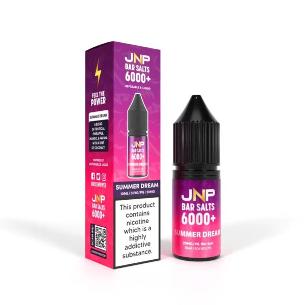 SUMMER DREAM 10ML NIC SALT JNP BAR SALTS 6000